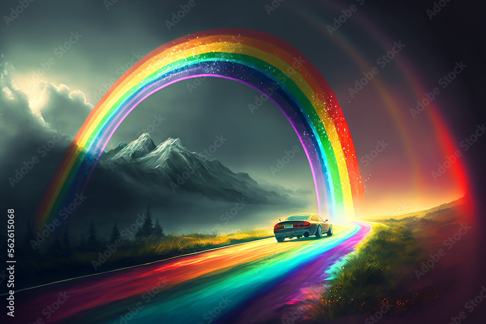 Rainbow. Generative AI	