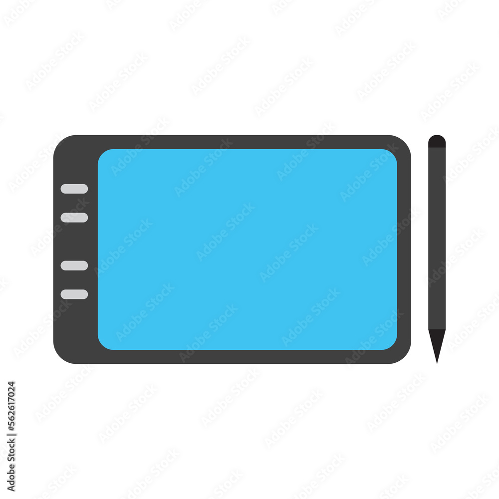pen tab icon template design, flat design pen tablet pen tab icon template design, flat design pen tablet