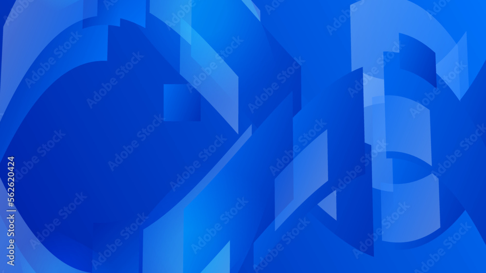 Abstract geometry background, blue background