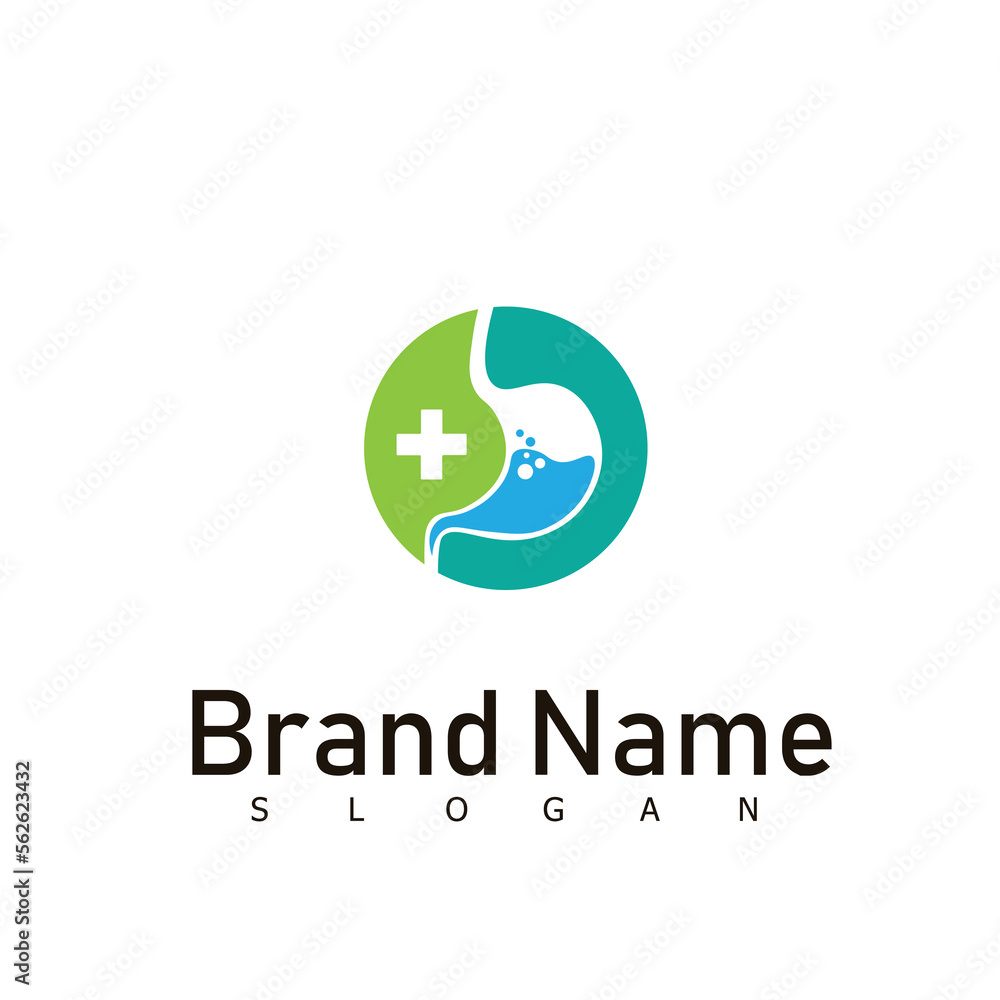 stomach health medical logo design symbol stomach health medical logo design symbol
