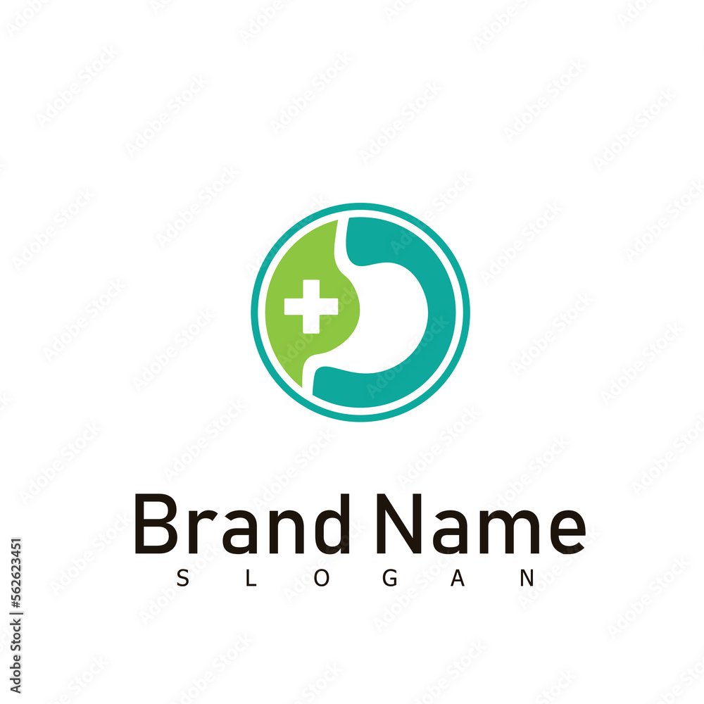 stomach health medical logo design symbol stomach health medical logo design symbol