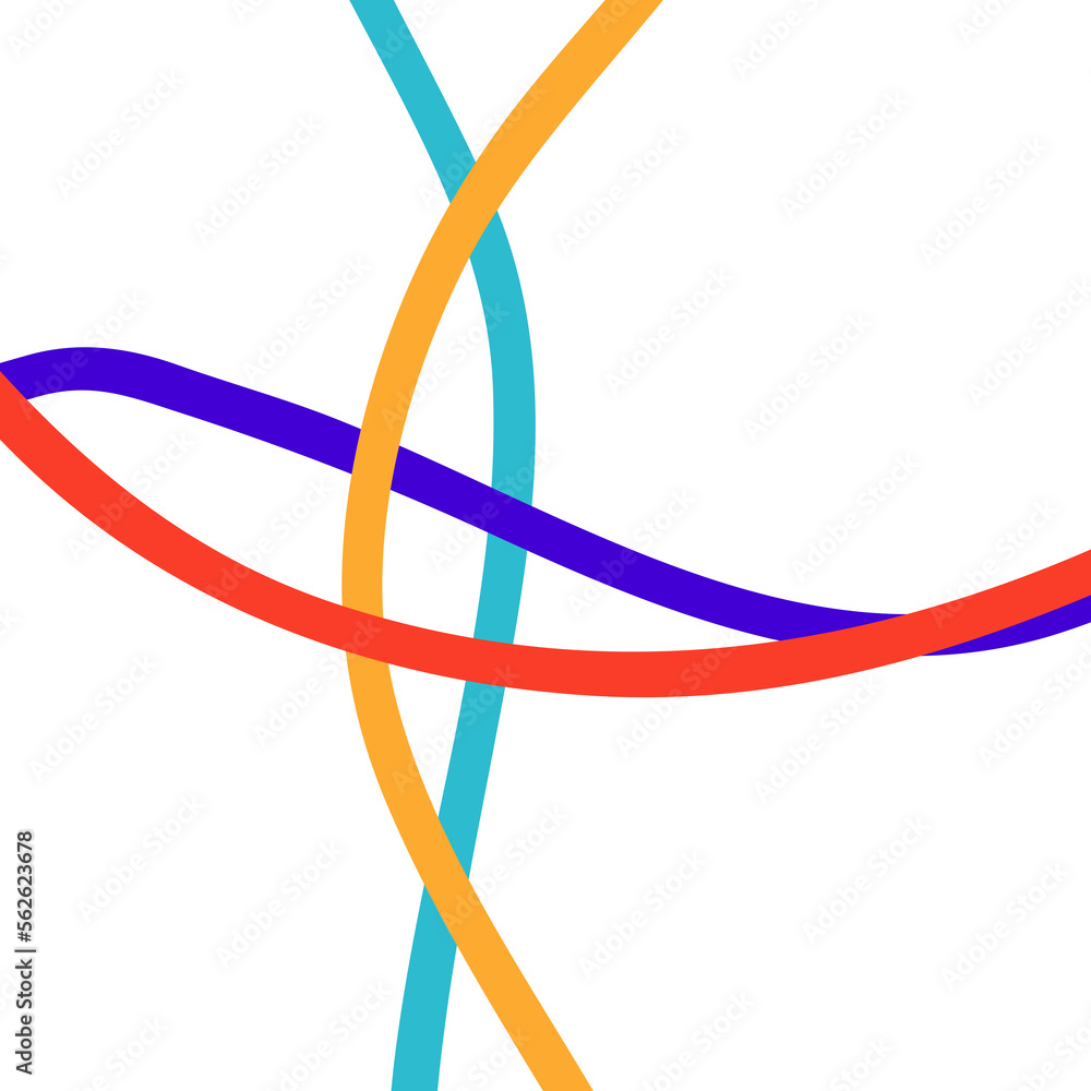 Colourful Squiggly Lines Background Colourful Squiggly Lines Background