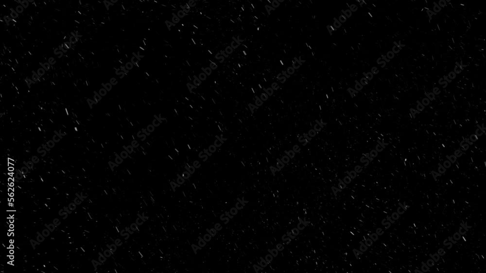 Winter real snowfall effect Snow storm isolated black background in 4K to be used for composing motion graphics background overlay animation 4K drag and drop editing software supporting blending mode Winter real snowfall effect Snow storm isolated black background in 4K to be used for composing motion graphics background overlay animation 4K drag and drop editing software supporting blending mode