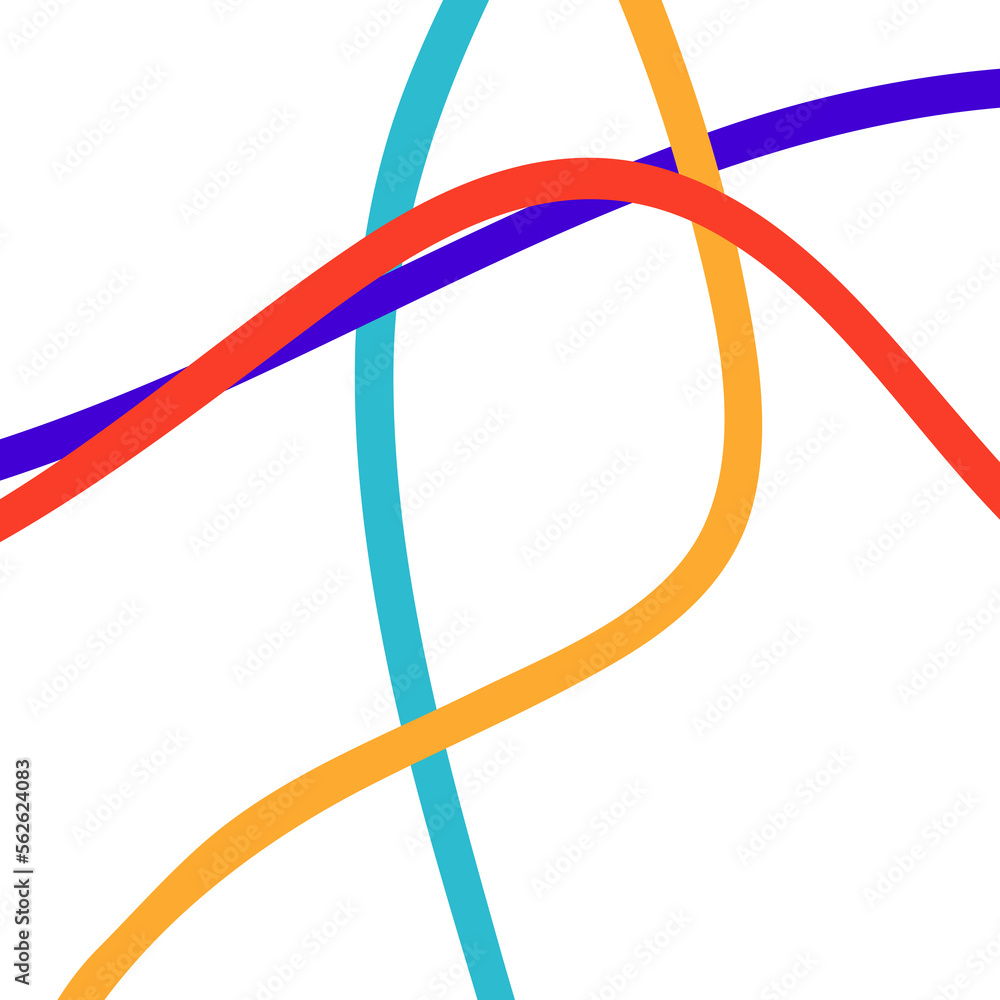 Colourful Squiggly Lines Background Colourful Squiggly Lines Background
