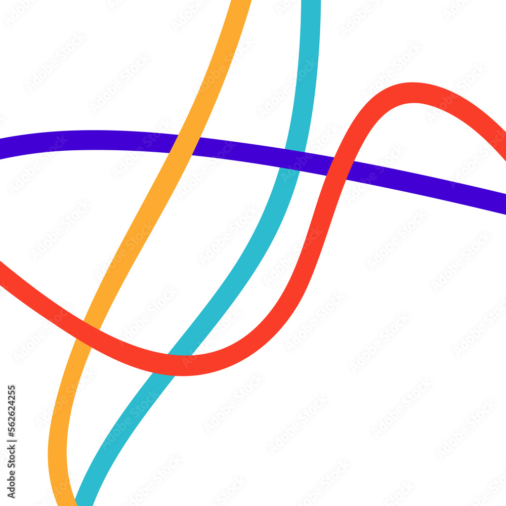 Colourful Squiggly Lines Background Colourful Squiggly Lines Background