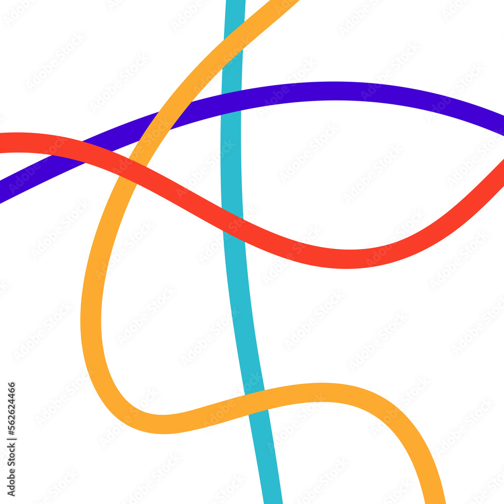 Colourful Squiggly Lines Background Colourful Squiggly Lines Background