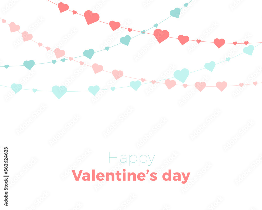 Beautiful Valentine greeting, background, card