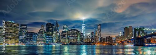 View of Manhattan with clouds © Frédéric Prochasson