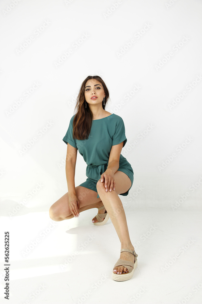 Obraz premium fashion stylish woman studio photo