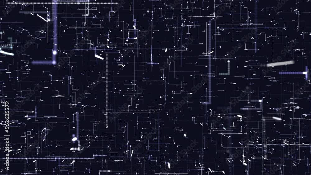 Digital dot line grid technology animation background Digital dot line grid technology animation background