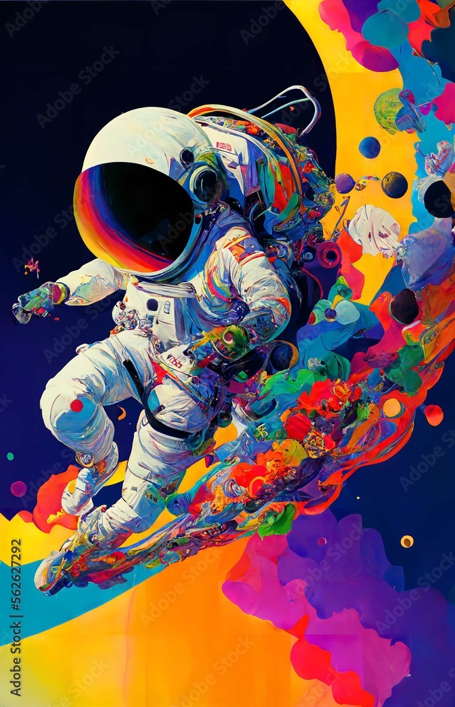 astronaut rainbow astronaut rainbow