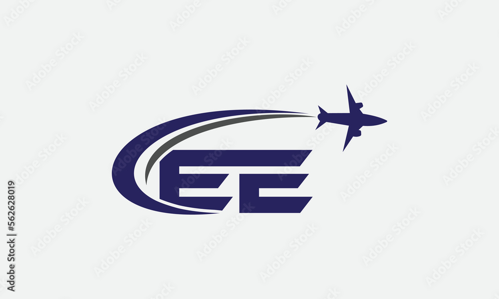 Tour and travel logo design, Airline agency symbol and aviation company monogram vector Tour and travel logo design, Airline agency symbol and aviation company monogram vector