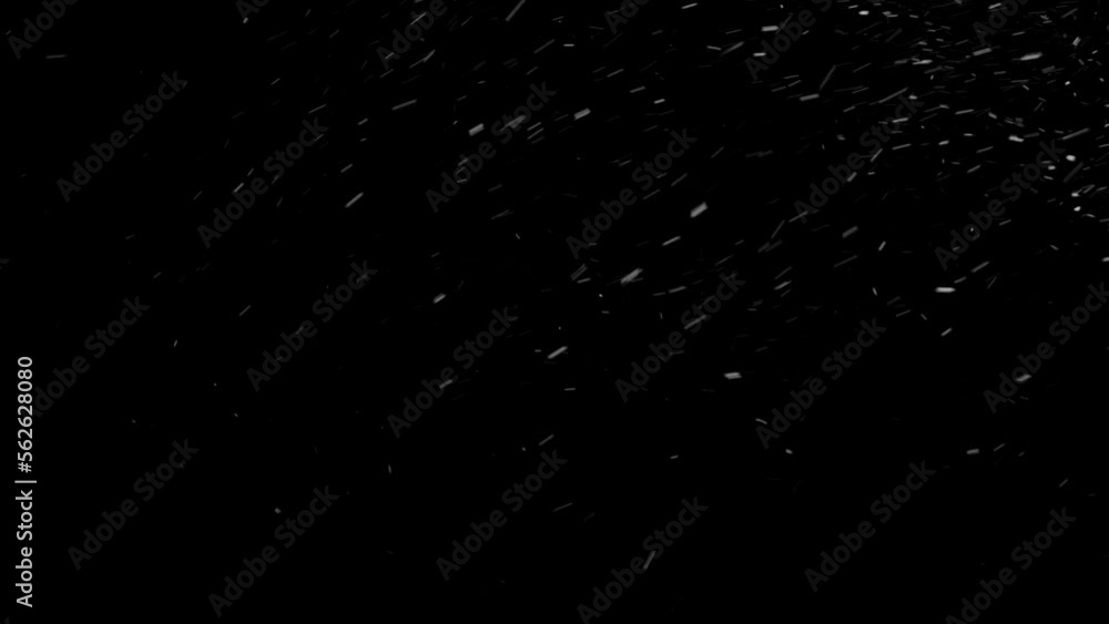 Winter real snowfall effect Snow storm isolated black background in 4K to be used for composing motion graphics background overlay animation 4K drag and drop editing software supporting blending mode Winter real snowfall effect Snow storm isolated black background in 4K to be used for composing motion graphics background overlay animation 4K drag and drop editing software supporting blending mode
