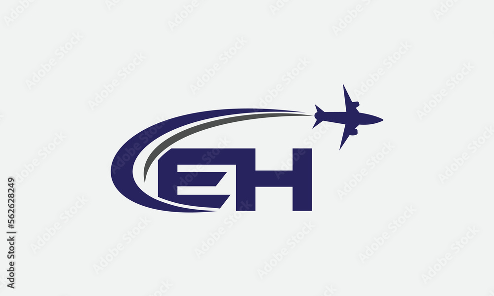 Tour and travel logo design, Airline agency symbol and aviation company monogram vector Tour and travel logo design, Airline agency symbol and aviation company monogram vector