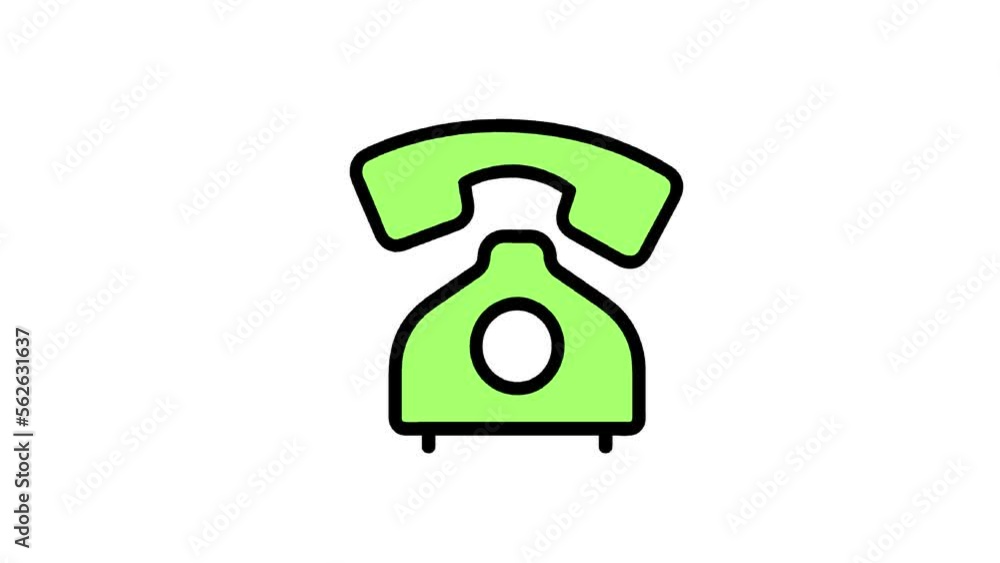 4k Incoming call ring icon, Animation of phone call icon. vintage Phone ring sign on white background. handset icon animation. Cartoon Communication icon 4k Incoming call ring icon, Animation of phone call icon. vintage Phone ring sign on white background. handset icon animation. Cartoon Communication icon