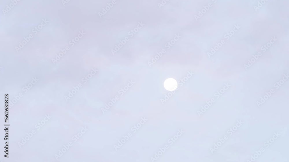 Timelapse of the moon that moves at dawn until it disappears in the morning. Timelapse of the moon that moves at dawn until it disappears in the morning.