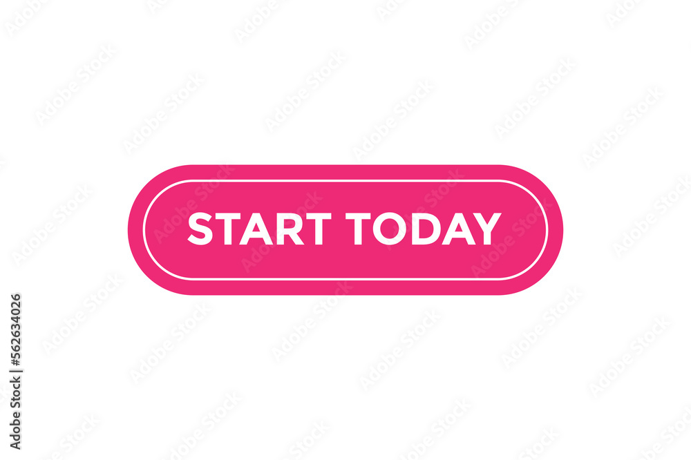 Start today button web banner templates. Vector Illustration
Start today button web banner templates. Vector Illustration