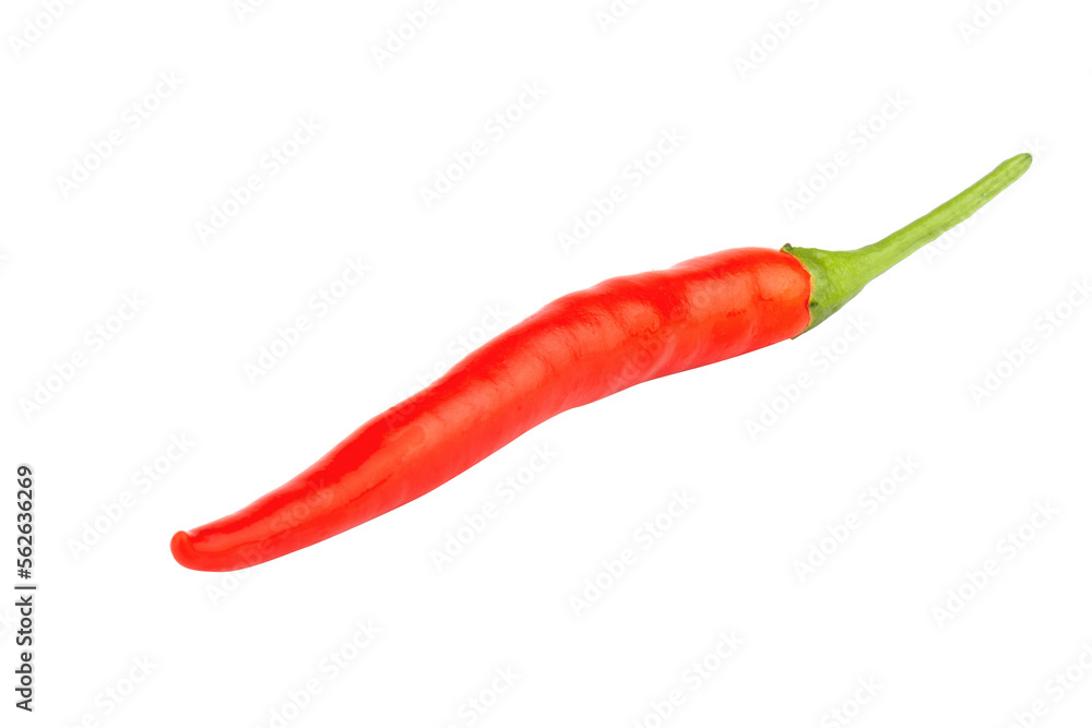 red pepper isolated on white background