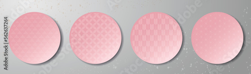 和風素材　和柄テンプレート　背景　見出し　豪華　和　季節　和菓子　和食　メニュー　カタログ　短冊