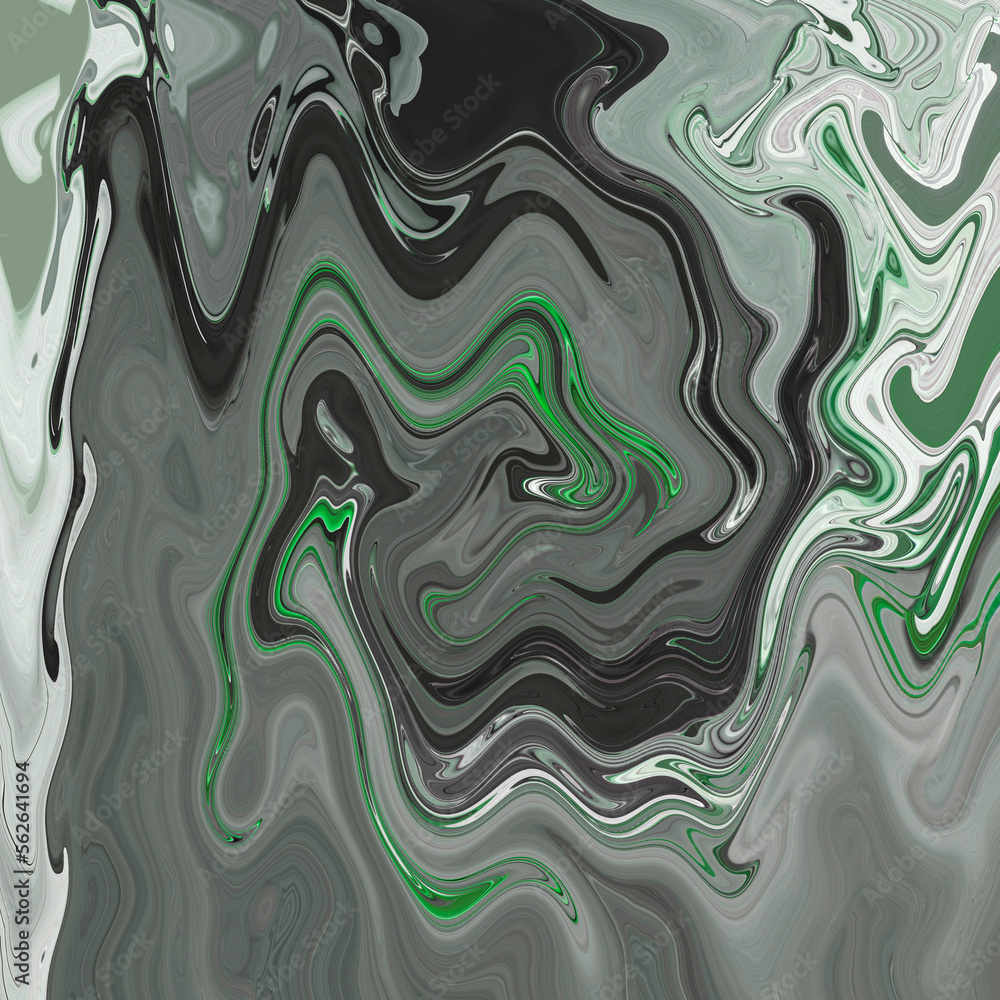 Abstract ocean ink ART. Natural luxury. Style incorporates the swirls of marble or the ripples of agate.