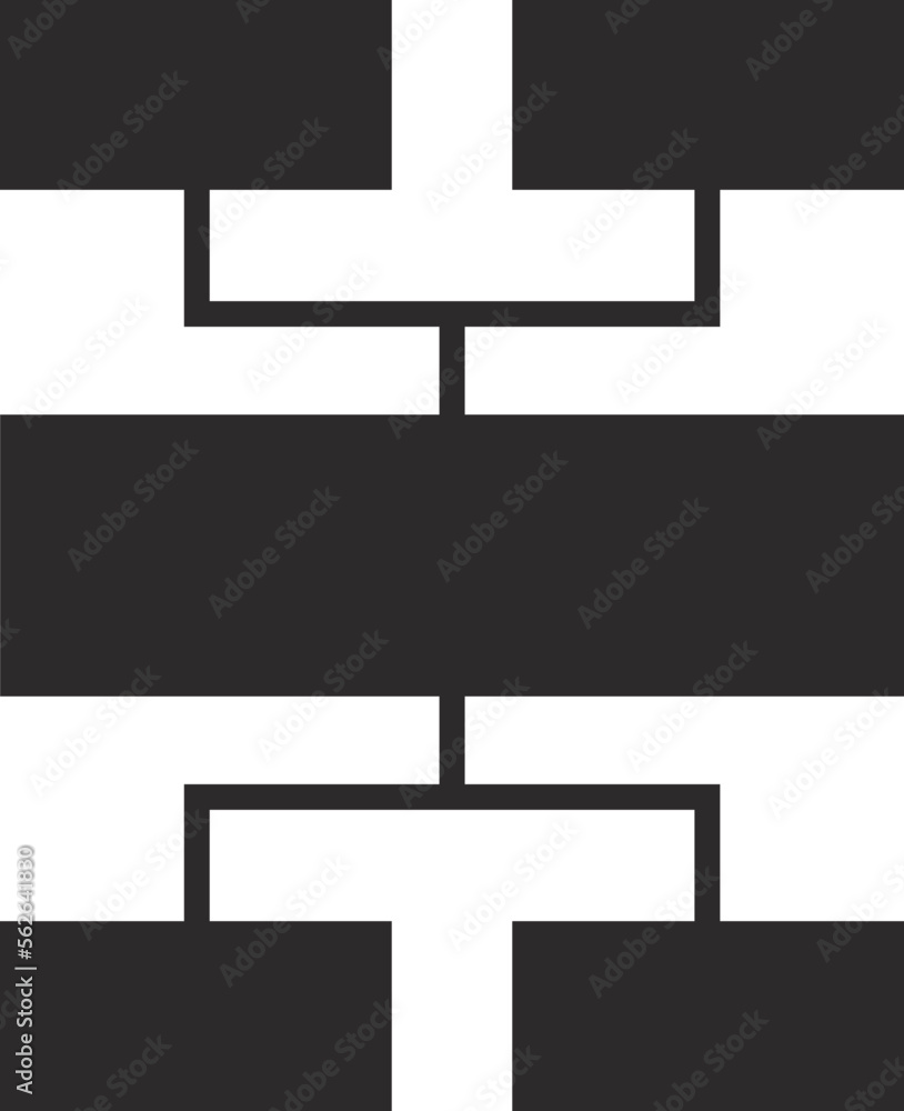 Fototapeta premium mind map glyph flat icon, infographic design