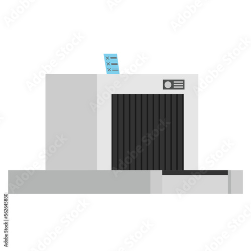 x ray machine for luggage screening security in airport terminal for detection at security check point