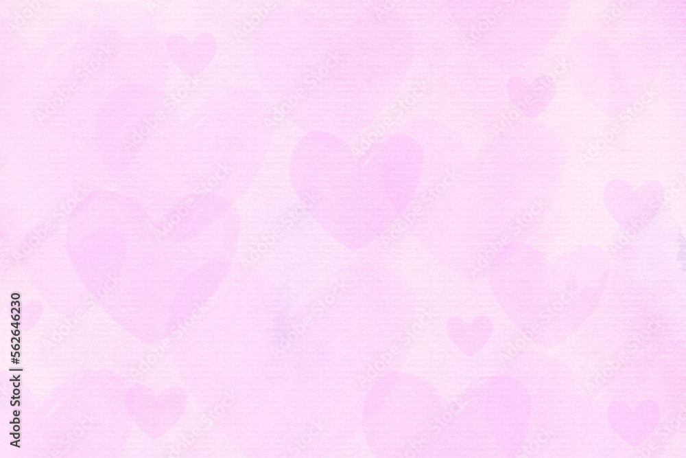 Purple hearts background for valentine's day