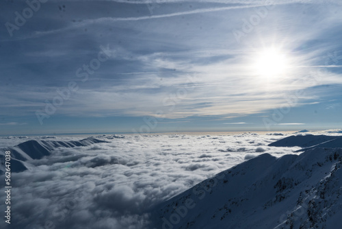 view of the mountains, Paltinul Valley, Fagaras Mountains, Romania 