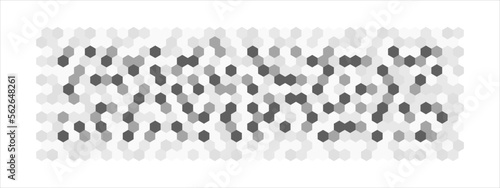 Censor blur effect pixel texture. Grey octagon pattern, honeycomb mosaic layout to hide text, image or another prohibited, privacy, sensitive or adult only content