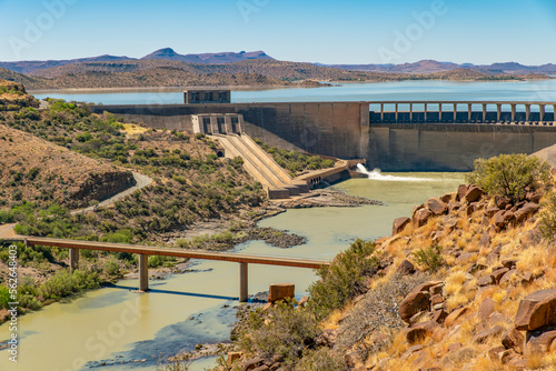 Gariep dam in South Africa. photo