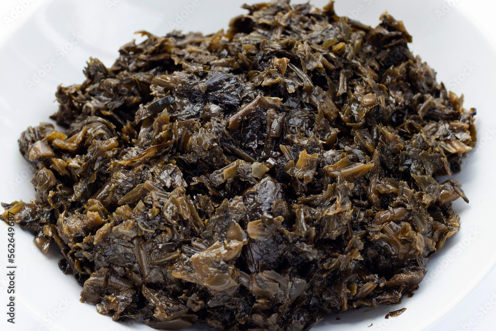Olive Pickled Green Mustard with Mushroom Olive Pickled Green Mustard with Mushroom