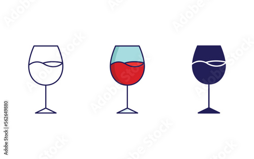 Wine glass drink