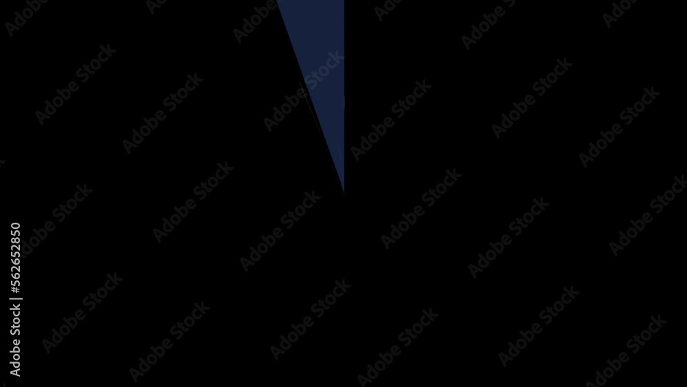 Animated Transition Digital UI Spin Navy and Orange