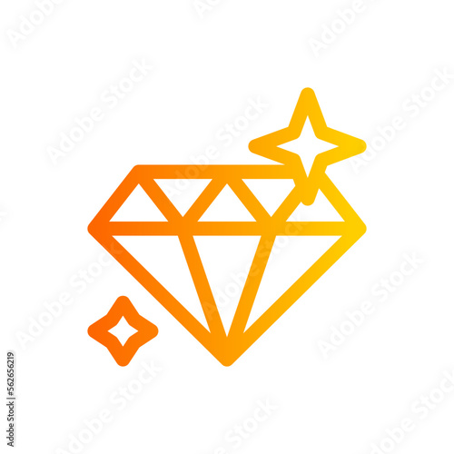 diamond gradient icon