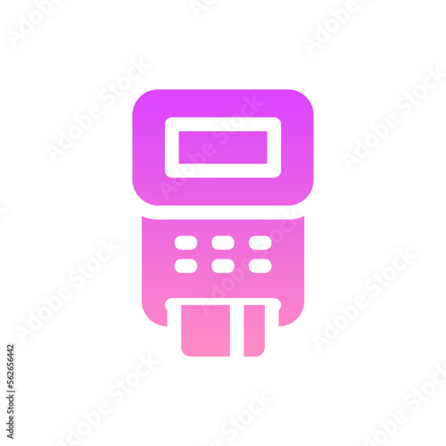 payment method flat gradient icon
