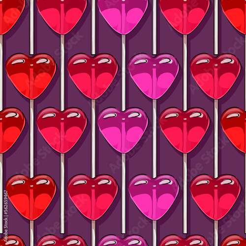 seamless vector pattern with macaron cookies. Sweets, snacks, cafe