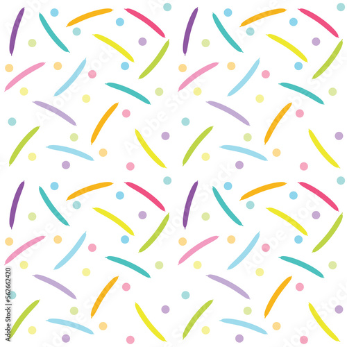 Cheerful and Colorful Seamless Pattern Design