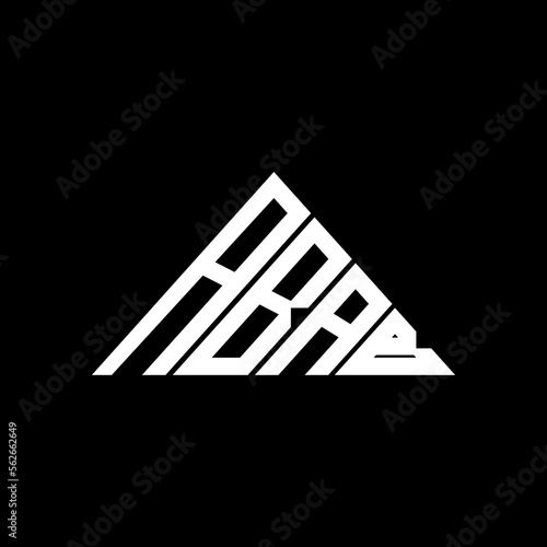 ABAB letter logo creative design with vector graphic, ABAB simple and modern logo. photo