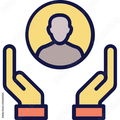 Avatar, defence Vector Icon Fully Editable 
