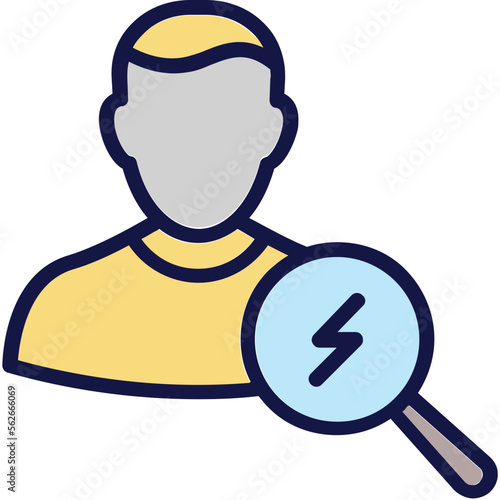 Occupational stress, pressure Vector Icon which can easily modify or edit


