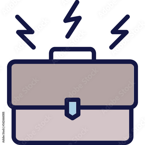 Job tension, portfolio Vector Icon which can easily modify or edit


