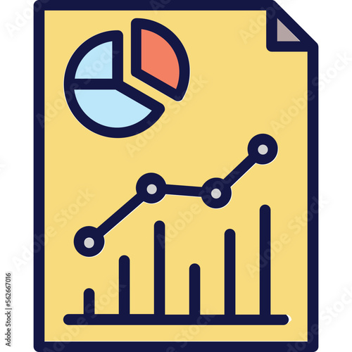Fényképezés Analytics, data Vector Icon which can easily modify or edit