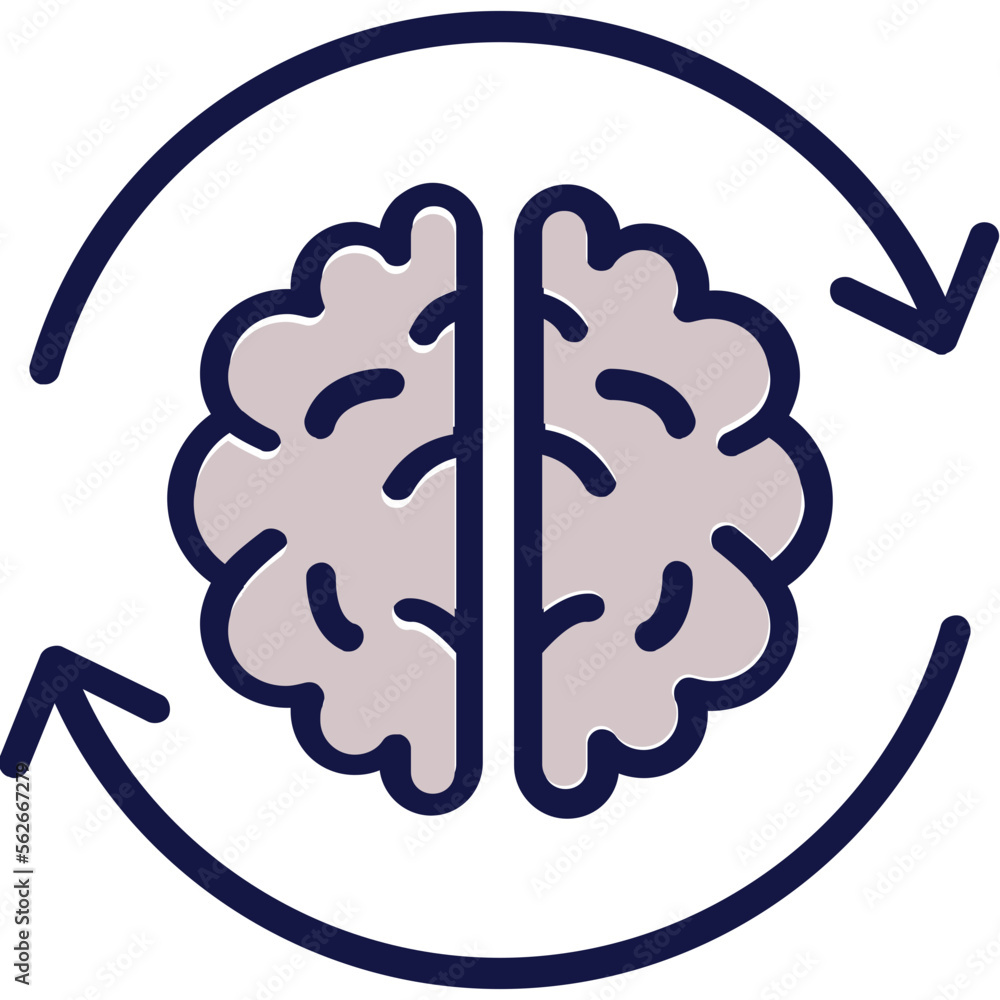 Brain, creative cycle Vector Icon which can easily modify or edit
Brain, creative cycle Vector Icon which can easily modify or edit