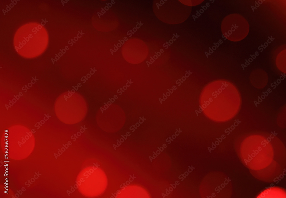 Close up of red bokeh background created using generative ai technology Close up of red bokeh background created using generative ai technology