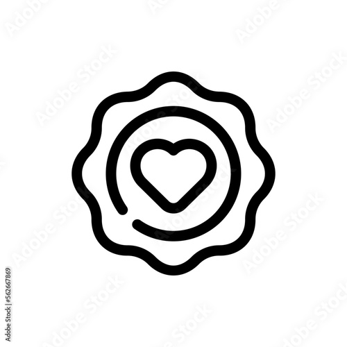 favourite line icon