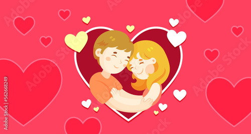 Lovely Couple Sweet Hug