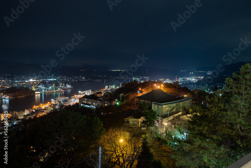 美しい夜景 広島県尾道市