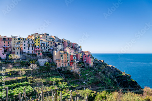 View of Corniglia, Italy