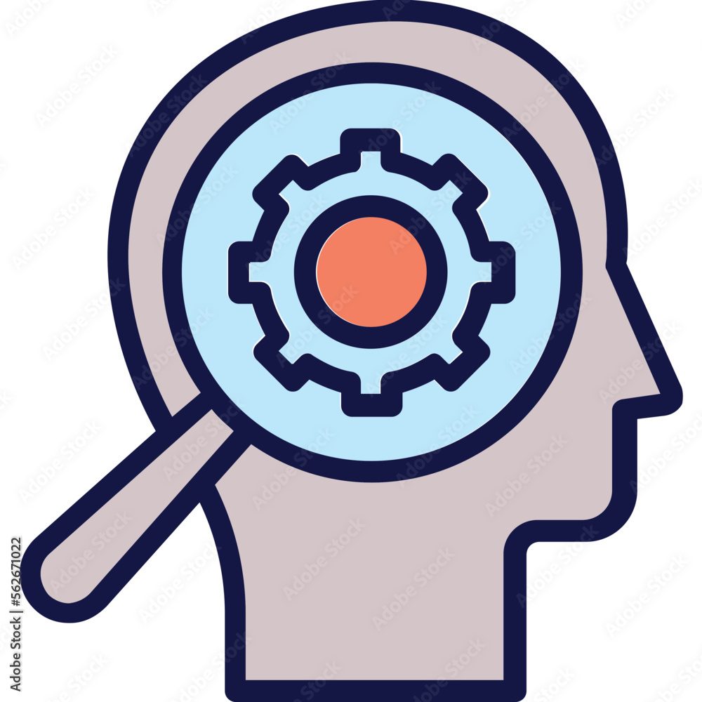 Brain, brainstorming Vector Icon
Brain, brainstorming Vector Icon