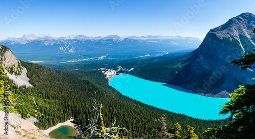 Lake Louise from the Big Beehive viewpoint